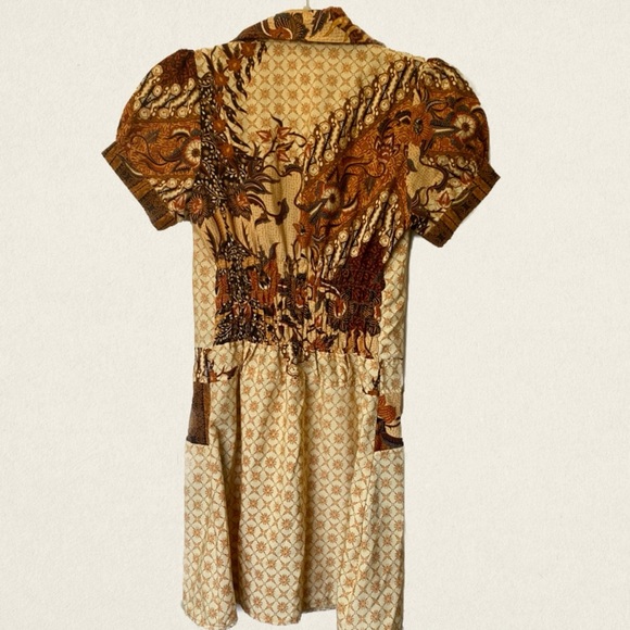 Vintage 70s Mini Dress - Picture 2 of 4